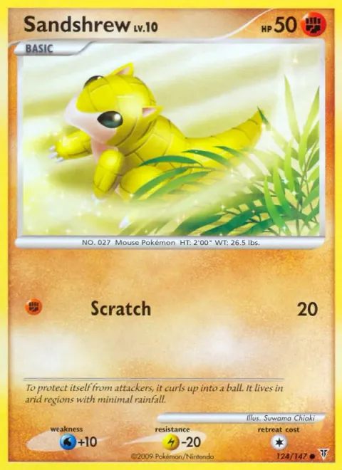 Sandshrew 124/147