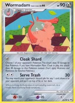 Wormadam Trash Cloak 51 Arceus
