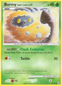 Burmy Sandy Cloak 57 Arceus