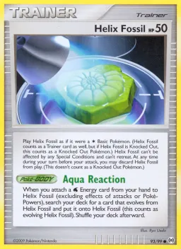 Helix Fossil 93 Arceus
