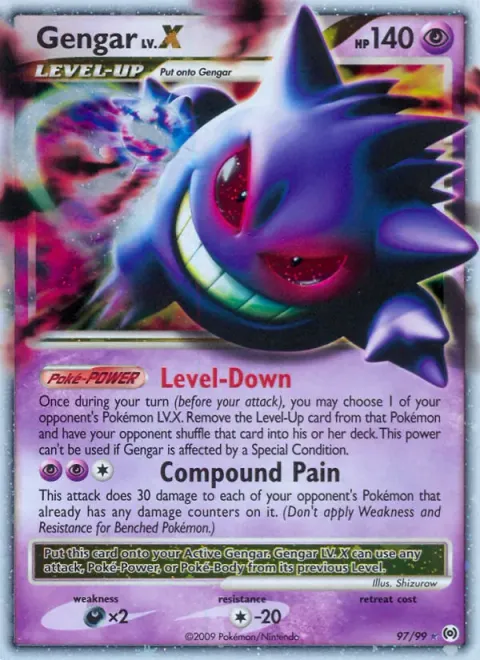 Gengar LV.X 97/99