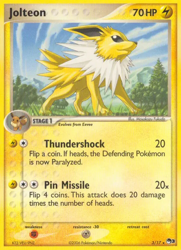 Jolteon 3/17 POP Series 3