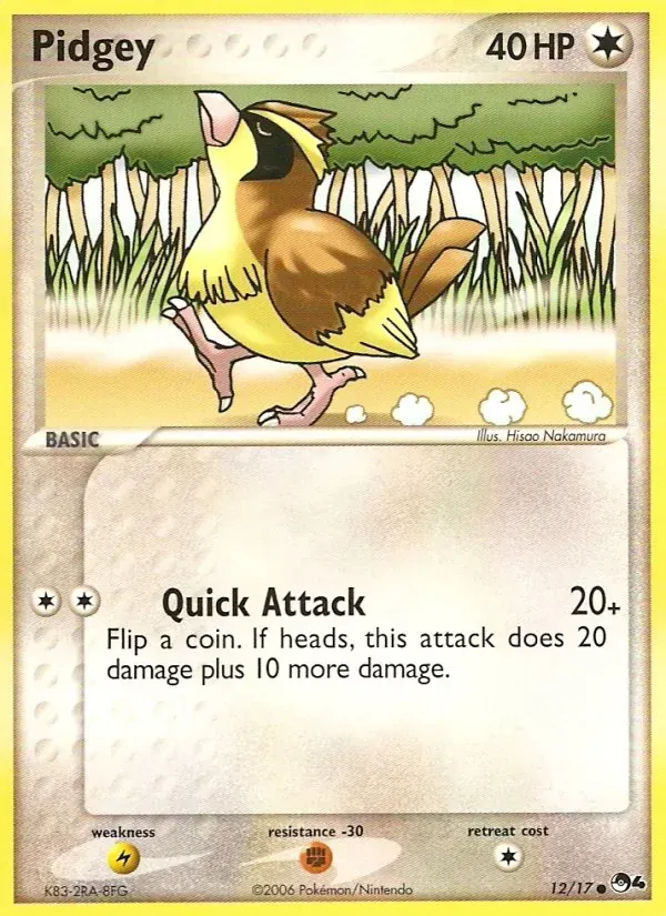 Pidgey 12/17 POP Series 4
