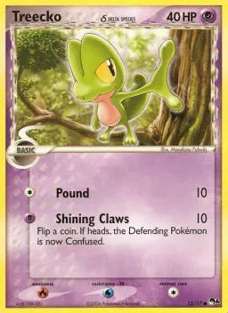 Treecko δ 15 POP Series 4