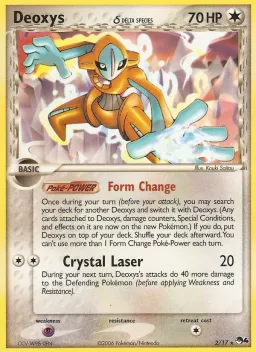 Deoxys δ 2 POP Series 4