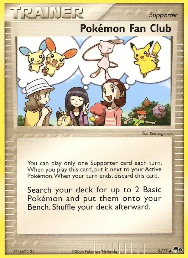Pokémon Fan Club 9/17 POP Series 4