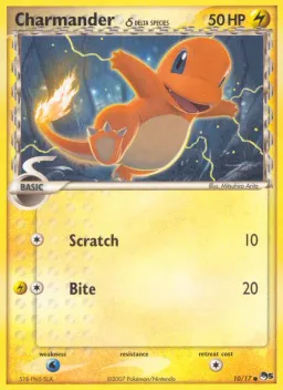 Charmander δ 10 POP Series 5