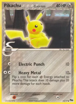 Pikachu δ 13 POP Series 5