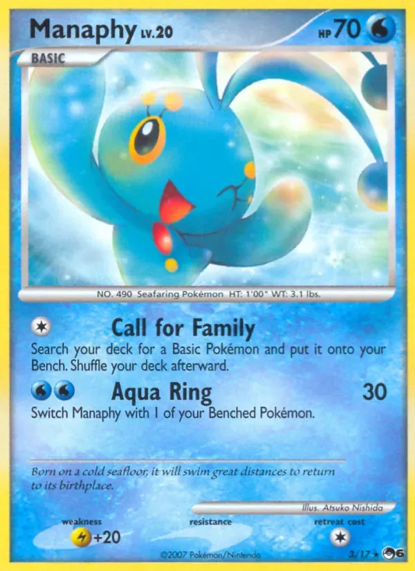 Manaphy 3/17 POP Series 6
