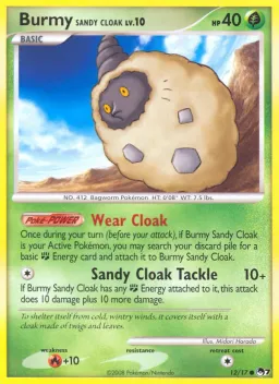 Burmy Sandy Cloak 12 POP Series 7