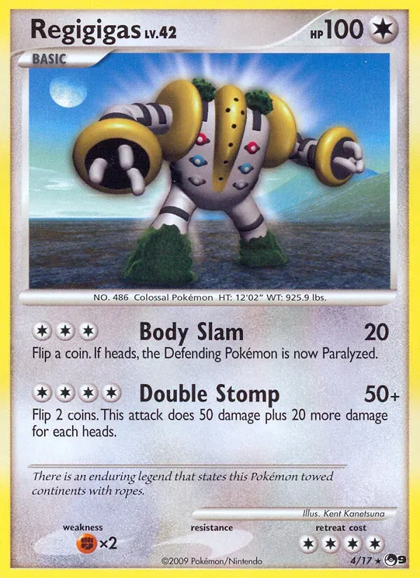 Regigigas 4/17 POP Series 9