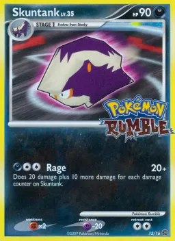 Skuntank 13 Pokémon Rumble