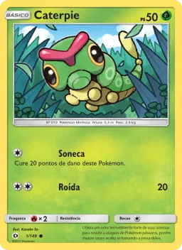 Caterpie 1 Sol e Lua