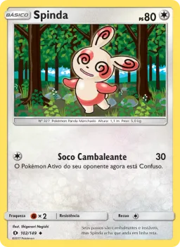 Spinda 102 Sol e Lua