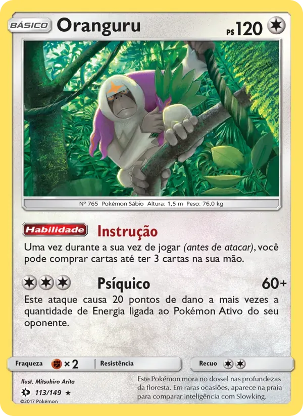 Oranguru 113/149 Sol e Lua