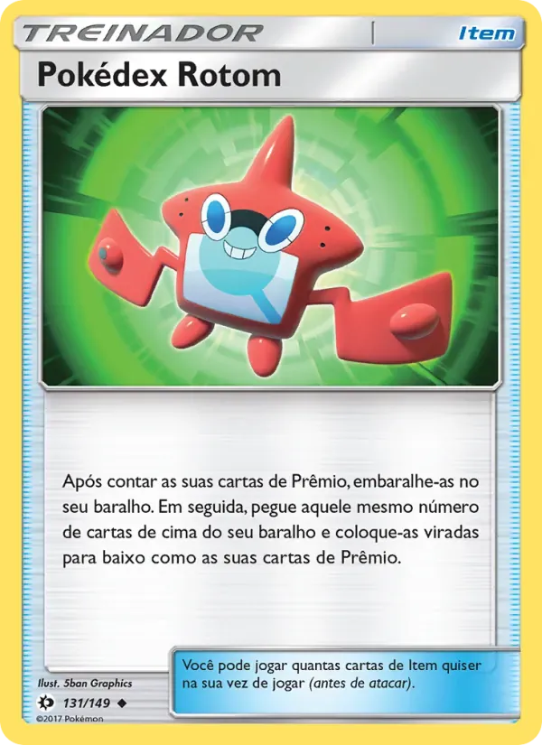 Pokédex Rotom 131/149 Sol e Lua
