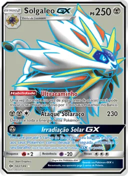 Solgaleo GX 143 Sol e Lua