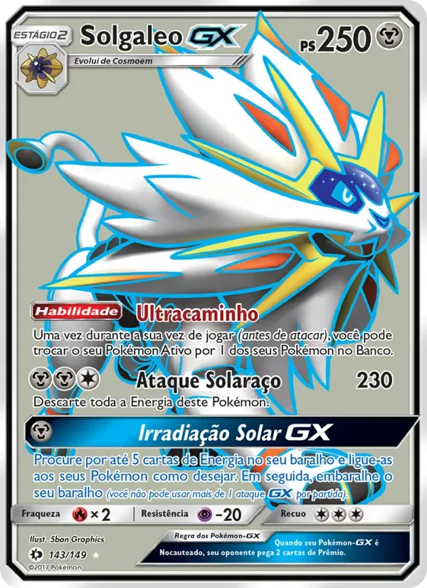 Solgaleo GX 143/149 Sol e Lua