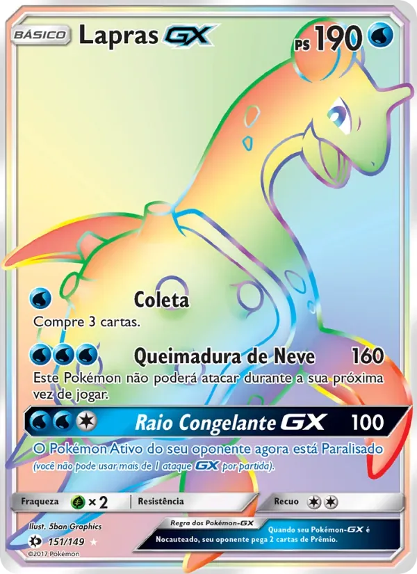 Lapras GX 151/149 Sol e Lua