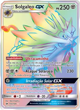 Solgaleo GX 155 Sol e Lua