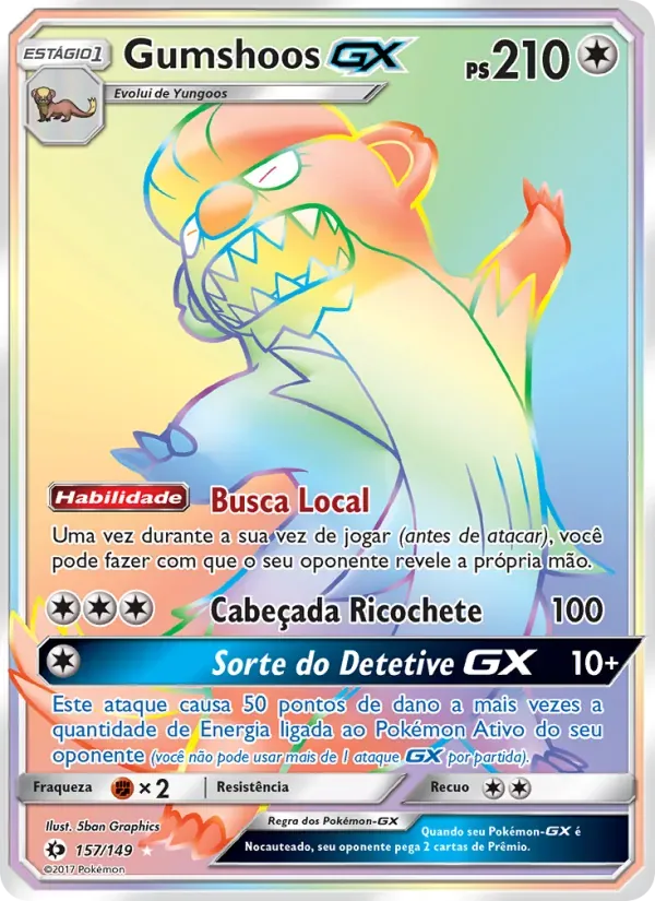Gumshoos GX 157/149 Sol e Lua