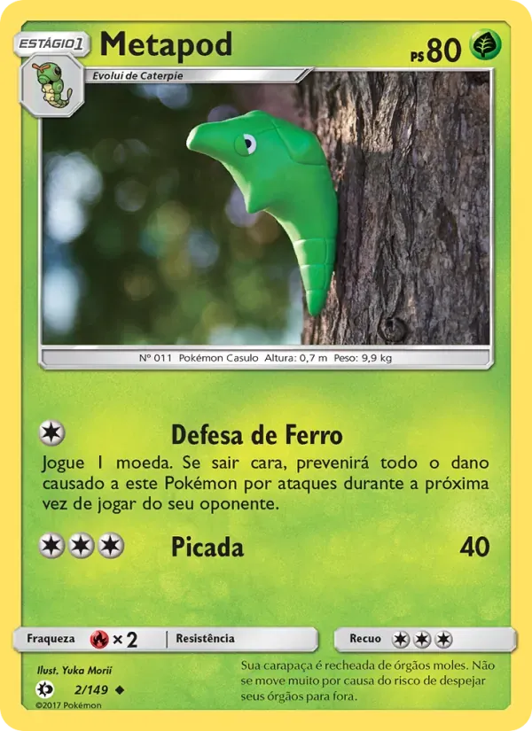 Metapod 2/149 Sol e Lua