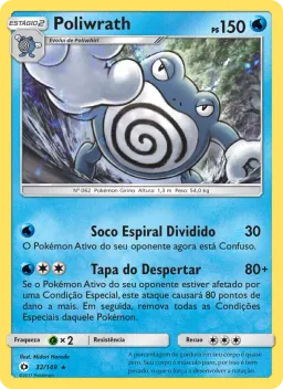 Poliwrath 32 Sol e Lua
