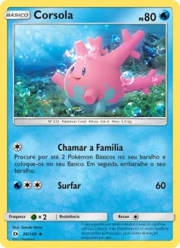 Corsola 36 Sol e Lua
