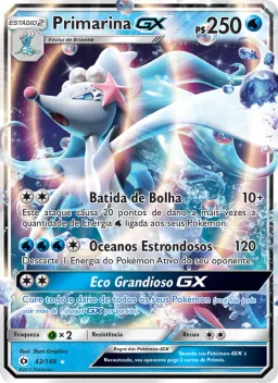 Primarina GX 42 Sol e Lua