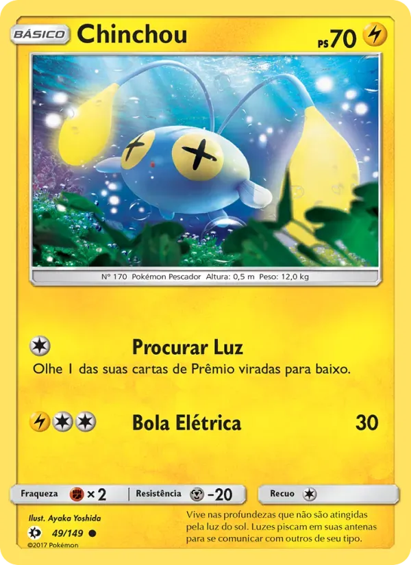 Chinchou 49/149 Sol e Lua