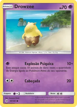 Drowzee 59 Sol e Lua