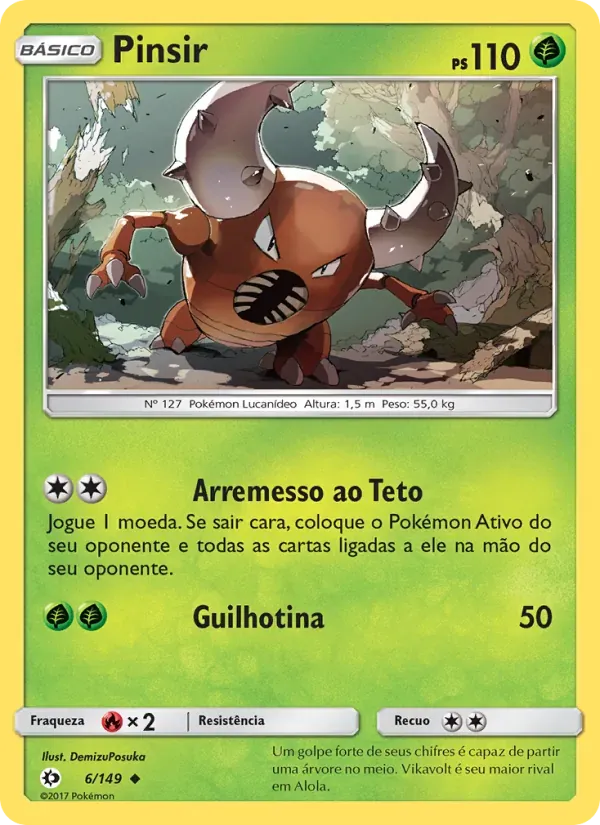 Pinsir 6/149 Sol e Lua