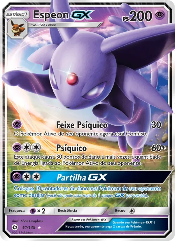 Espeon GX 61/149 Sol e Lua