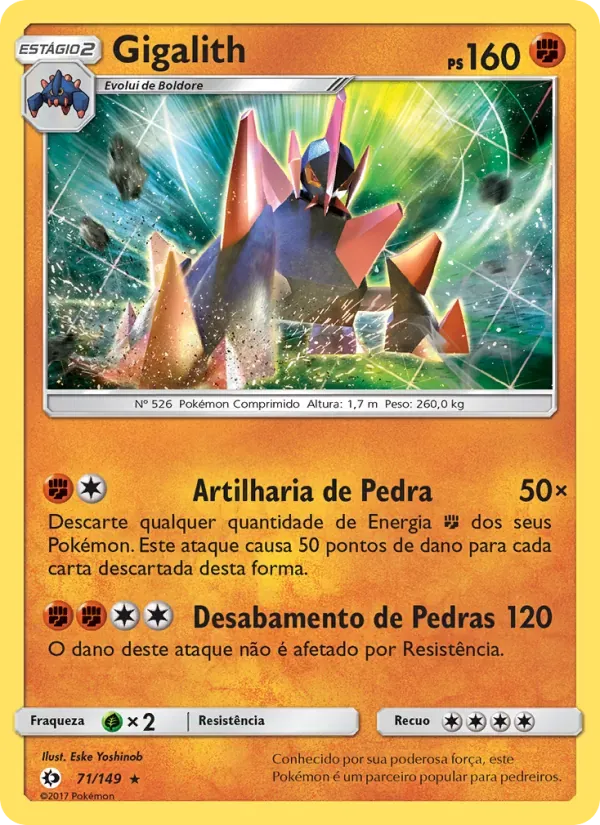Gigalith 71/149 Sol e Lua