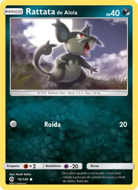 Rattata de Alola 76/149