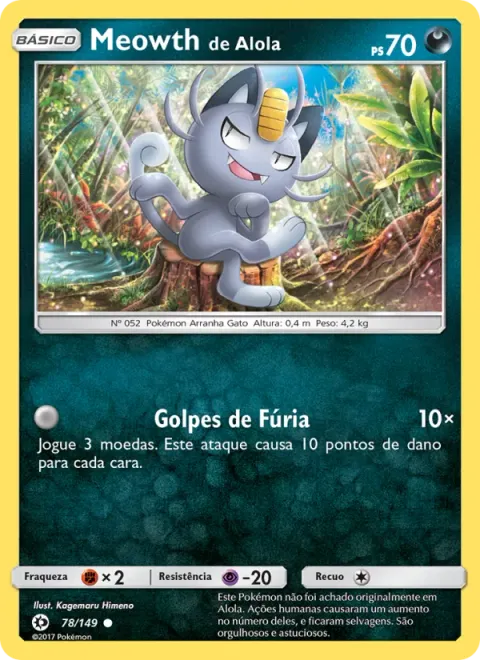 Meowth de Alola 78/149