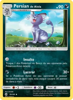 Persian de Alola 79 Sol e Lua