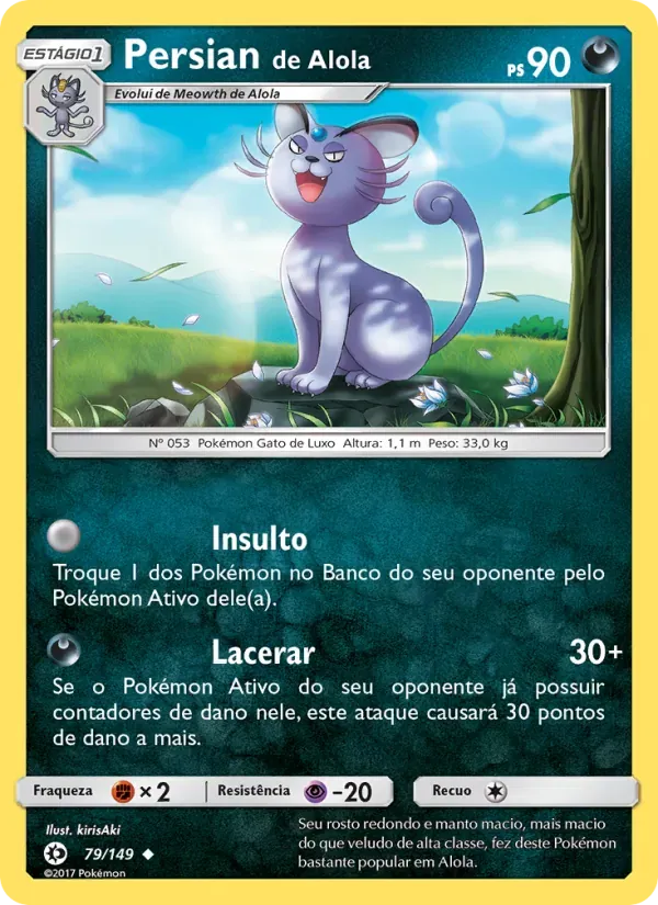 Persian de Alola 79/149 Sol e Lua
