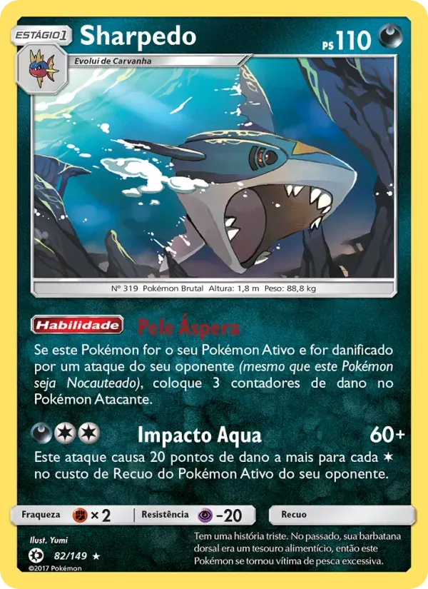 Sharpedo 82/149 Sol e Lua