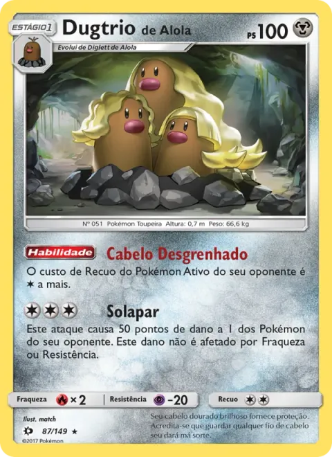 Dugtrio de Alola 87/149