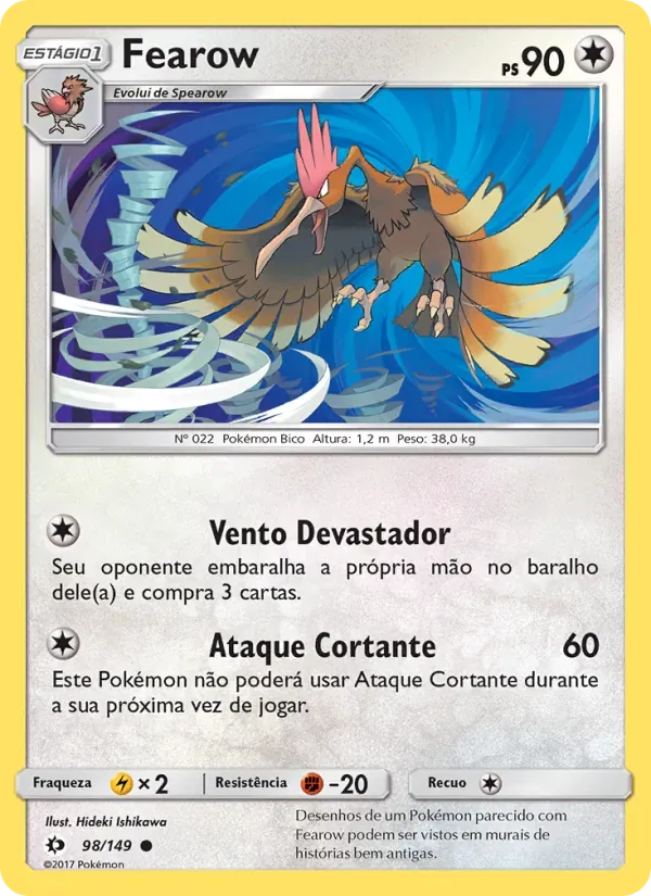 Fearow 98/149 Sol e Lua