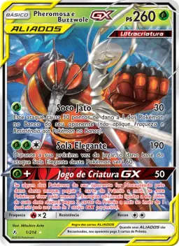 Pheromosa e Buzzwole GX 1 Elos Inquebráveis