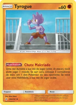 Tyrogue 100 Elos Inquebráveis