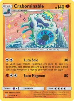 Crabominable 105 Elos Inquebráveis