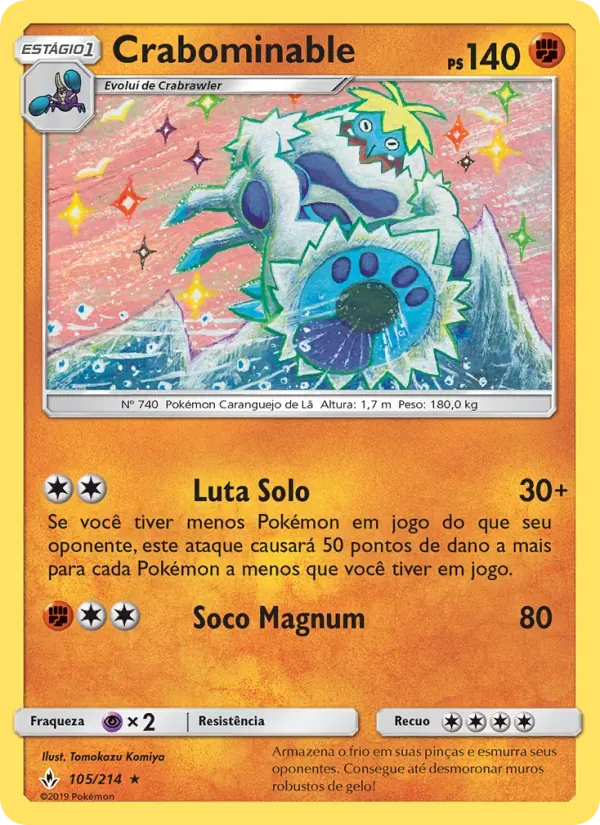 Crabominable 105/214 Elos Inquebráveis