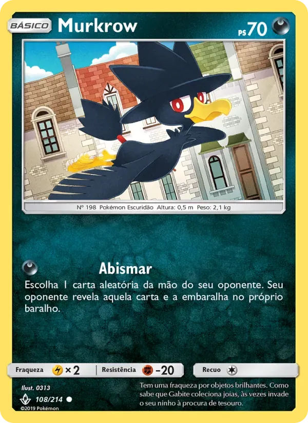 Murkrow 108/214 Elos Inquebráveis
