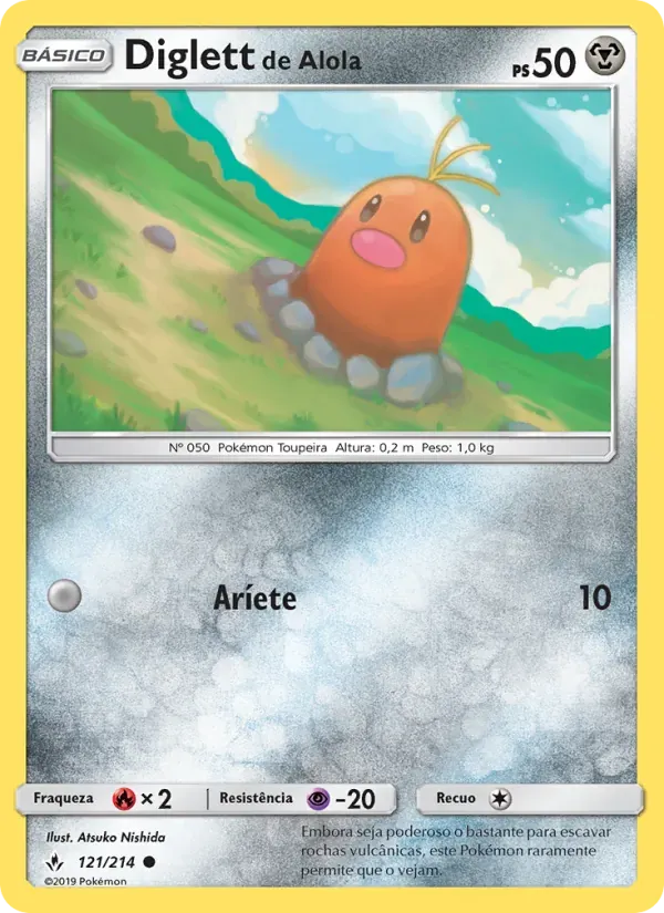 Diglett de Alola 121/214 Elos Inquebráveis