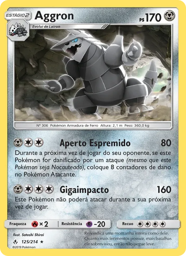 Aggron 125/214 Elos Inquebráveis