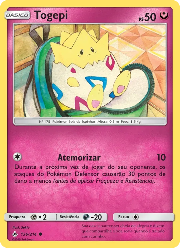 Togepi 136/214 Elos Inquebráveis