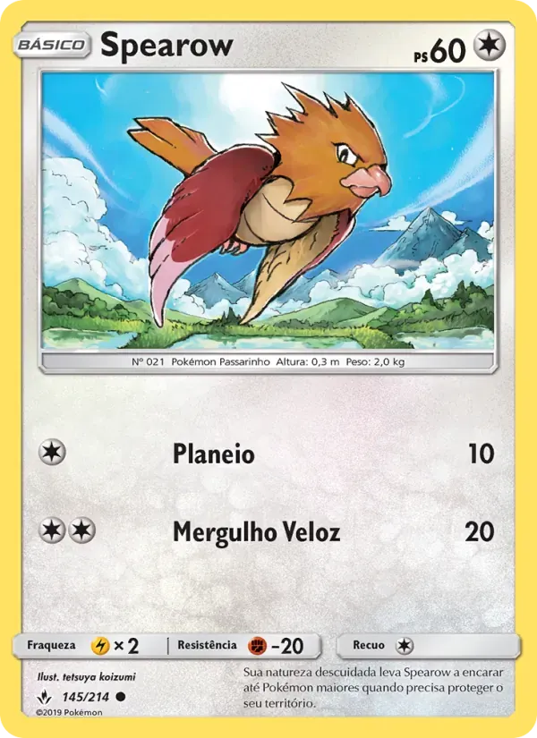 Spearow 145/214 Elos Inquebráveis